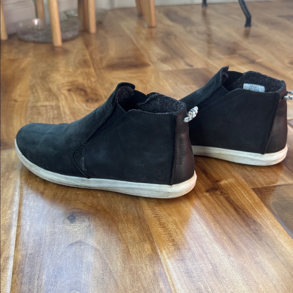 Olukai Women's Black Slip-On Shoes View 4